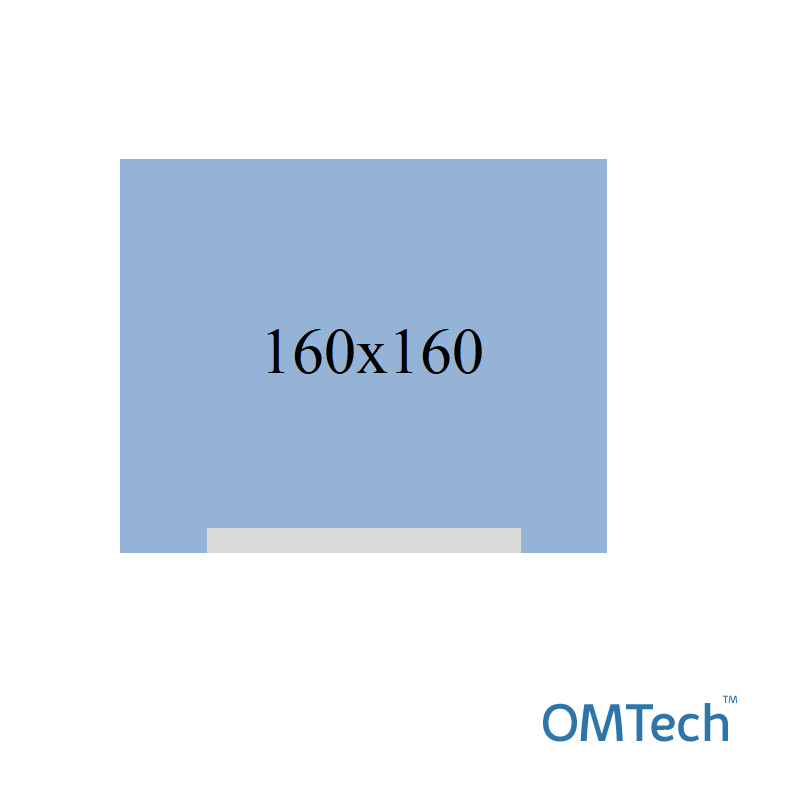 Покриття операційне OMTech™ 160см х160см - на дугу, з адгезивним краєм (СМС - 35 г/м2), стерильне